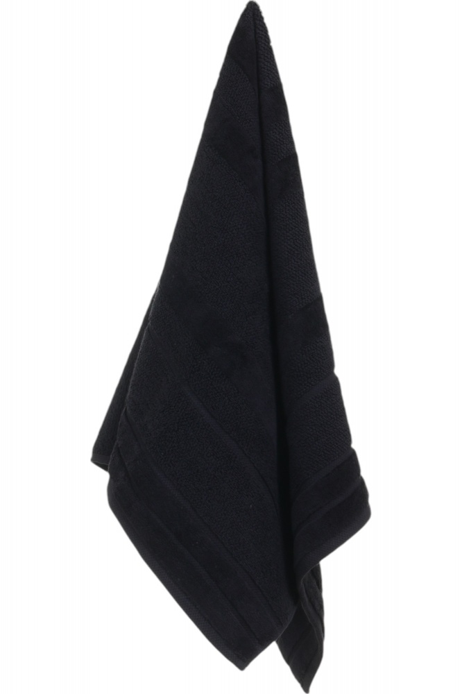 Рушник махровий Tabby 50x90 см чорний La Nuit