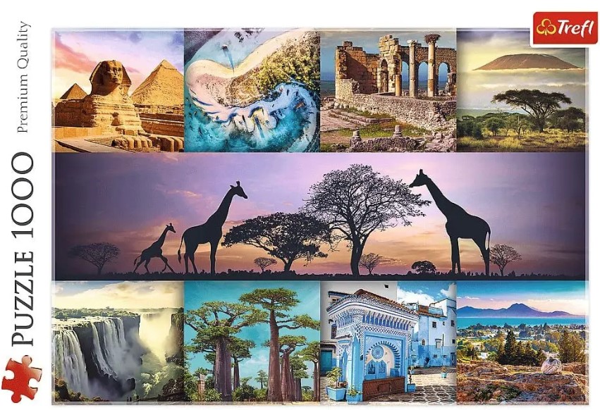 Trefl 1000 Коллаж: Африка 10792