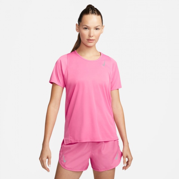 Футболка Nike W NK DF RACE TOP SS DD5927-684 р.XL розовый
