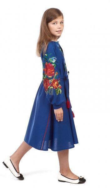 Платье Эдельвика р.152 синий 872-18/00 