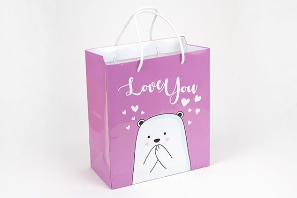 Пакет паперовий Happy 24,5х21,5х11 см