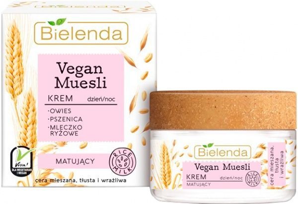 Крем для обличчя день-ніч Bielenda матуючий Vegan Muesli 50 мл