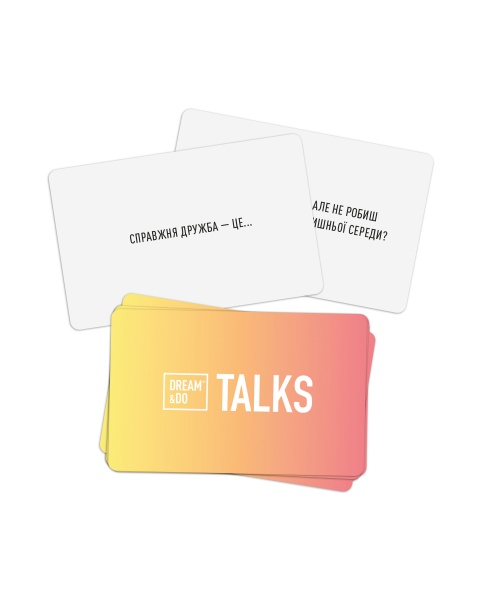 Игра разговорная «1DEA.me DREAM&DO Talks Friends (укр.)»