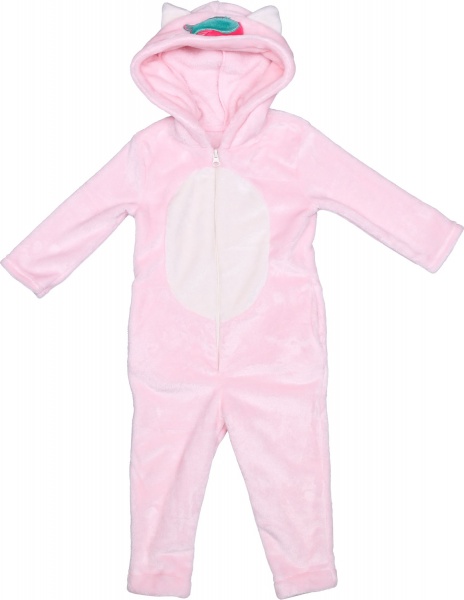 Кигуруми-пижама для девочки Фламинго 822-910 р.98 розовый с молочным 