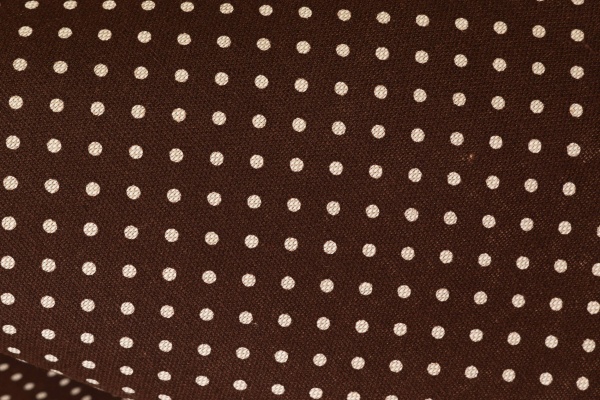 Скатерть Lucy горошек 133x220 см коричневый La Nuit 