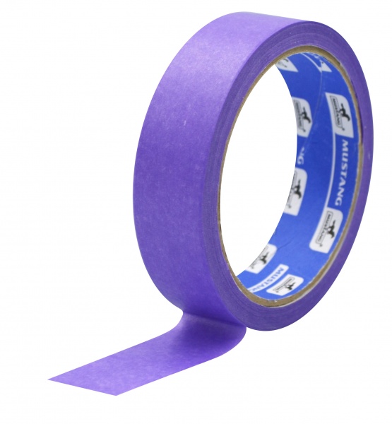Стрічка малярна Mustang Delicate Line рисова фіолетова 48 мм x 25 м