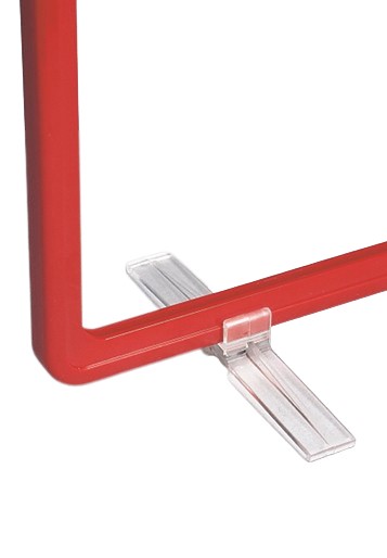 Тримач для рам А4-А6 під кутом 90° пластиковий прозорий 6 шт. 