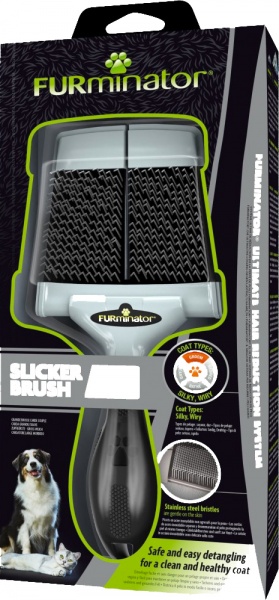 Щетка-пуходерка FURminator мягкая для кошек и собак (153214)