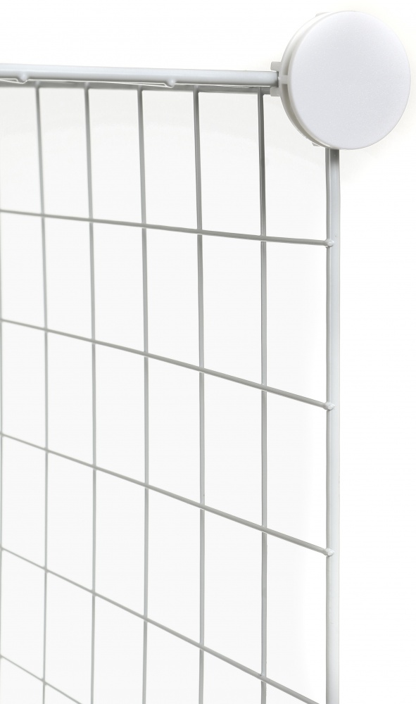 Стелаж дротяний куб metal сubes storage 2 полиці 750х395х370 мм білий