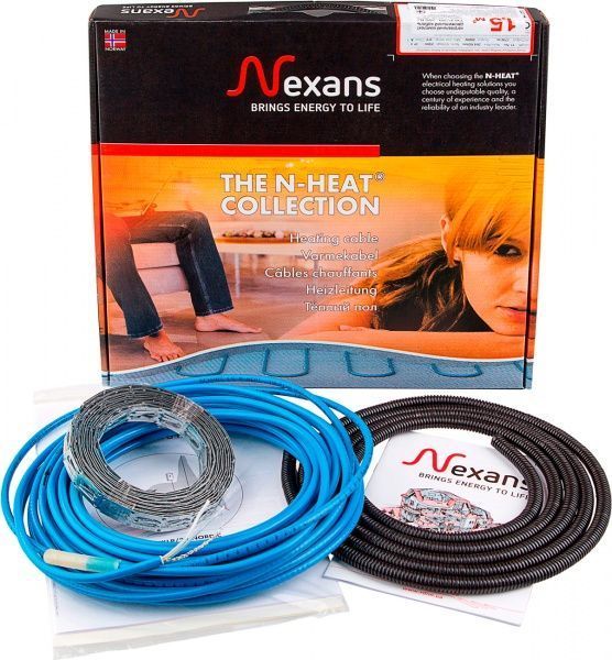 Нагревательный кабель Nexans TXLP/2R 1250 Вт, 9.1 кв. м.