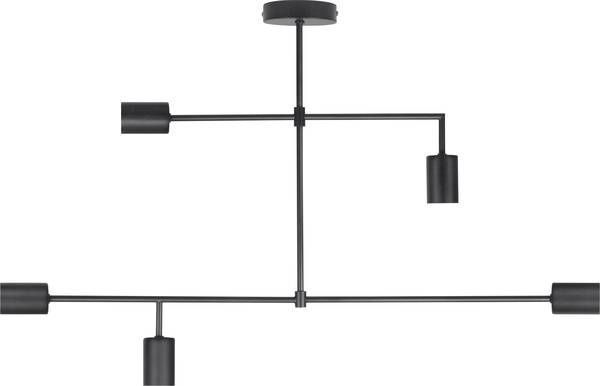 Люстра стельова Ledvance Vintage Edition 1906 Pipe Straight 5x60 Вт E27 чорний 