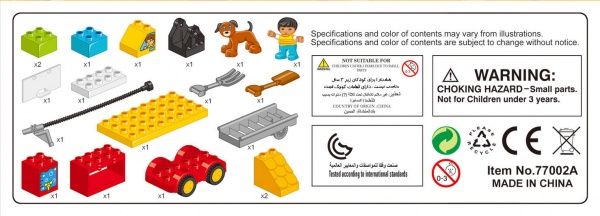 Конструктор Shantou Live Zone Пожарный 77002A