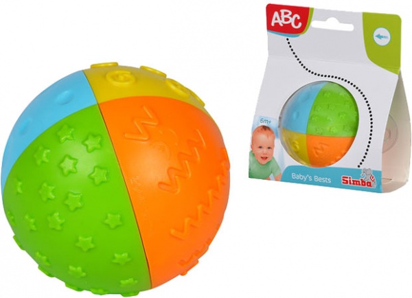 Игрушка развивающая Simba Цветной шар 8 см 4010006