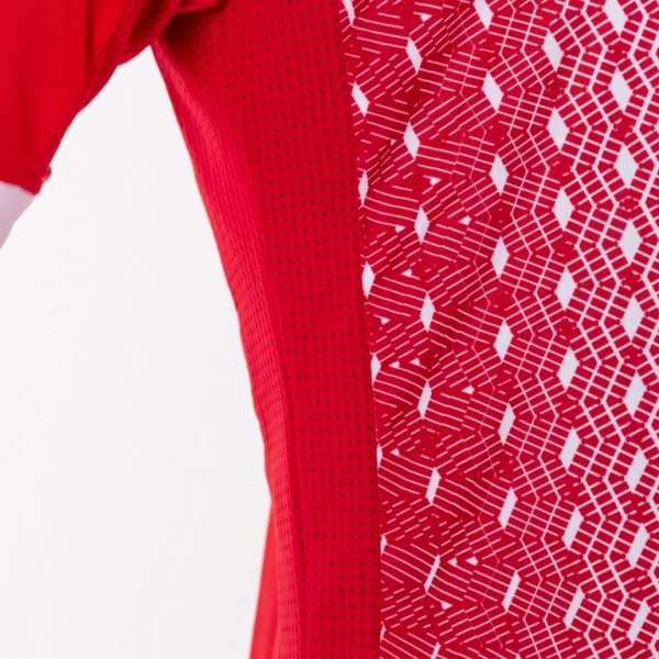Футболка Joma SUPERNOVA T-SHIRT RED-WHITE S/S 101284.602 р.M червоний