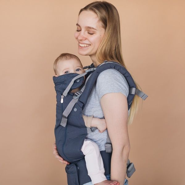 Ерго-рюкзак AIR X Карбон Love & Carry сірий 