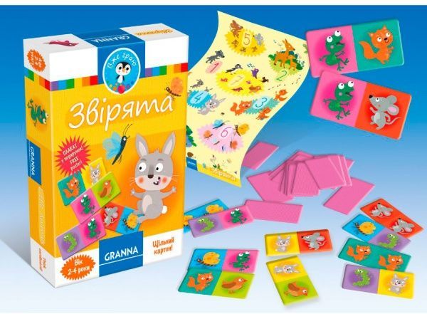 Игра настольная Granna Зверьки 82654