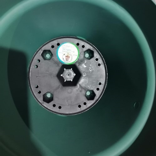 Горщик для квітів Serinova №4 YALI POT круглий 6 л червоний 