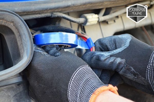 Стрічка ізоляційна CARBON TAPE 15x10 м синій