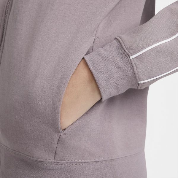 Джемпер Nike W NSW FZ HOODIE MLNM FLC CZ8338-531 р. S рожевий