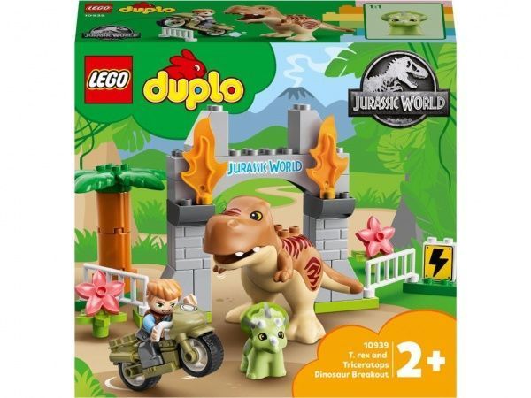 Конструктор LEGO DUPLO Утеча тиранозавра і трицератопса 10939