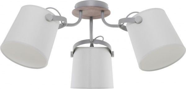 Люстра потолочная TK Lighting CLICK GRAY 3xE27 серый 1263 