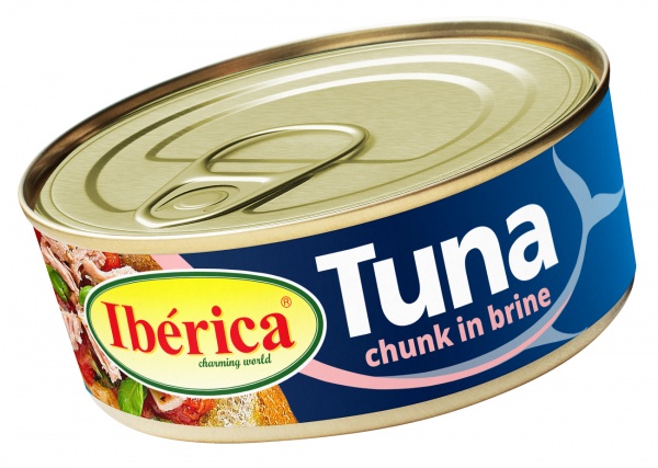 Тунец Iberica целый в собственном соке 150 г