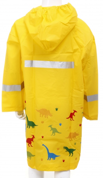 Дождевик Susino Динозавры р.90 желтый 