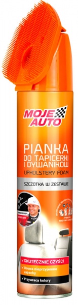 Очиститель обивки Moje AUTO со щеткой 520 мл