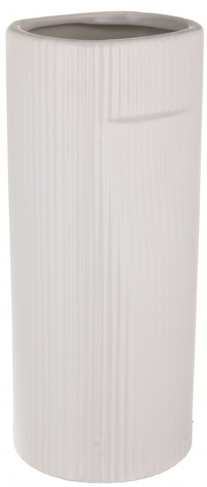 Ваза керамическая Pinsung Ceramics Nooka 27,5 см белая матовая PS33412