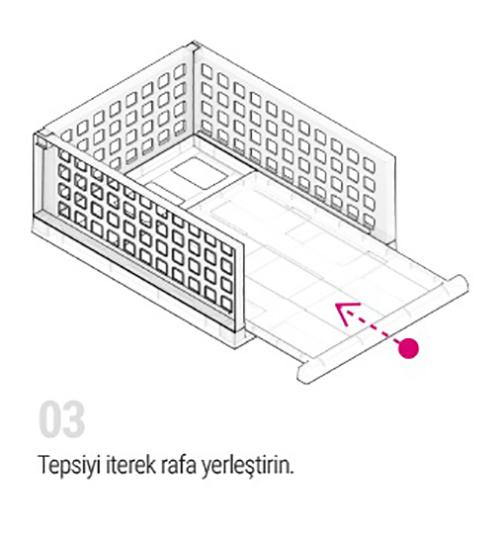 Ящик-органайзер TURAN PLASTIK TRN-201 білий білий 185x340x450 мм