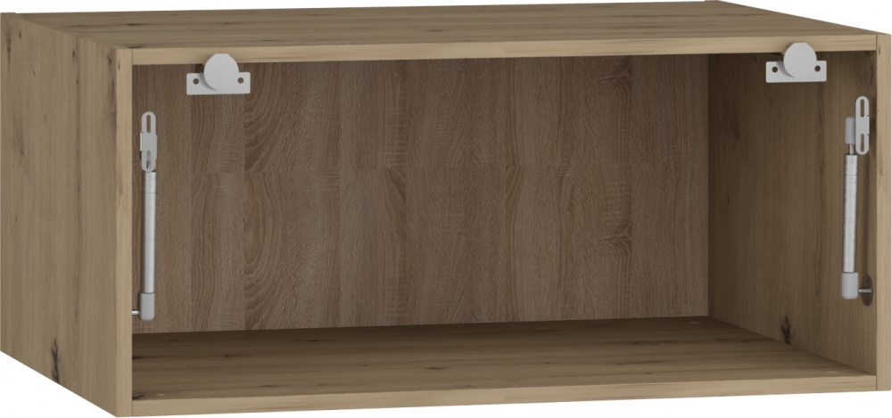 Шкаф верхний Грейд Антресоль с газлифтом LS (фас.СВ) Оптимум 800x360x560 мм дуб артизан