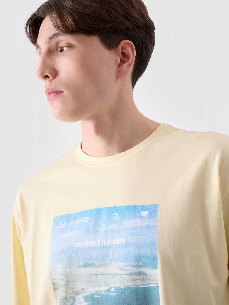 Футболка 4F 4FRSS24TTSHM2132-73S р.L желтый