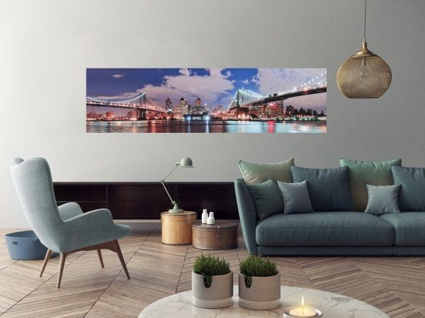 Репродукция New York–2 150-4 50x150 см 