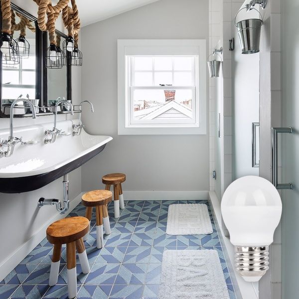 Лампа світлодіодна LightMaster LB-610 2 шт./уп. 8 Вт G45 матова E27 220 В 2700 К LB-610 