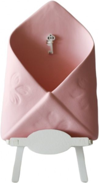 Конверт керамический декоративный розовый Дон Пион