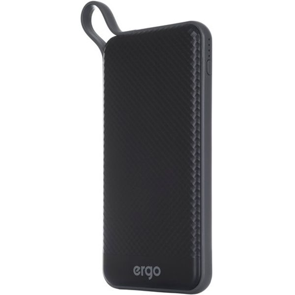 Зовнішній акумулятор (Powerbank) Ergo Type-C 10000 mAh black (LP-129)