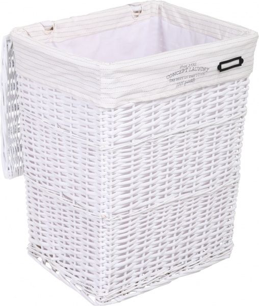 Кошик плетений Tony Bridge Basket з текстилем 44х34х56 см HQN20-1AB-1 