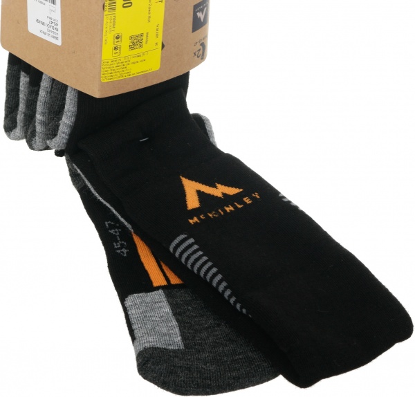 Носки McKinley Denny ux 2-pack McK 408440-904050 р.45-47 черный