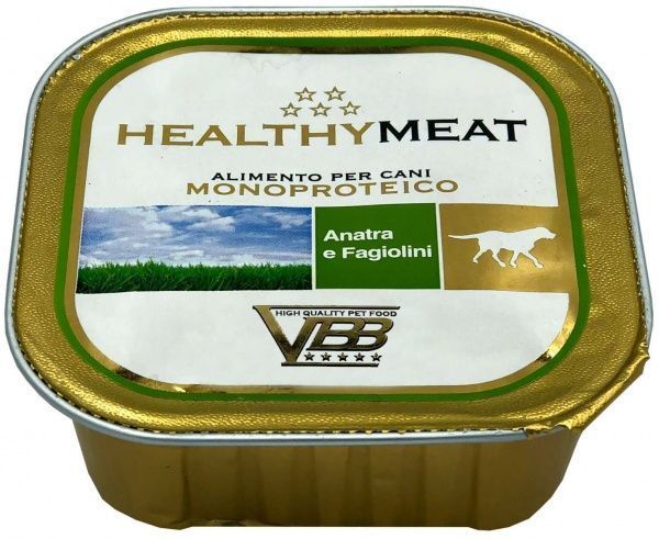 Корм Healthy Meat паштет монопротеїн качка та зелена квасоля 150 г