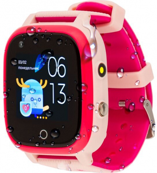 Смарт-часы AmiGo GO005 4G WIFI Thermometer pink