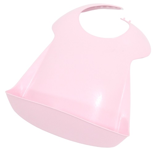 Нагрудник детский розовый 