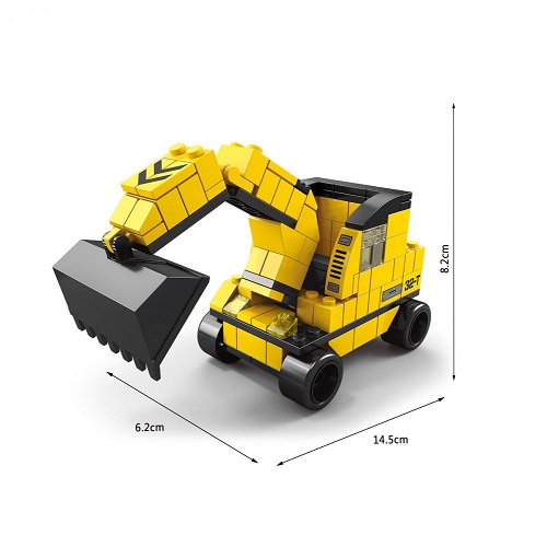 Конструктор SHANTOU YISHENG Будівельна техніка 1000 деталей K8832-2