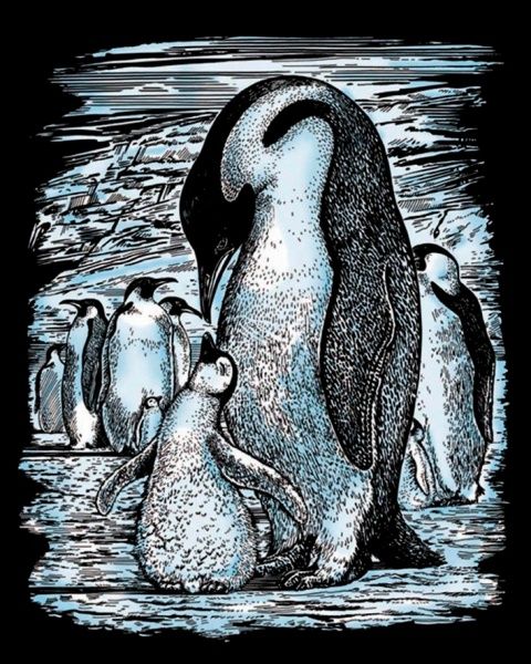 Набор для творчества Sequin Art Artfoil Silver Penguins SA0609