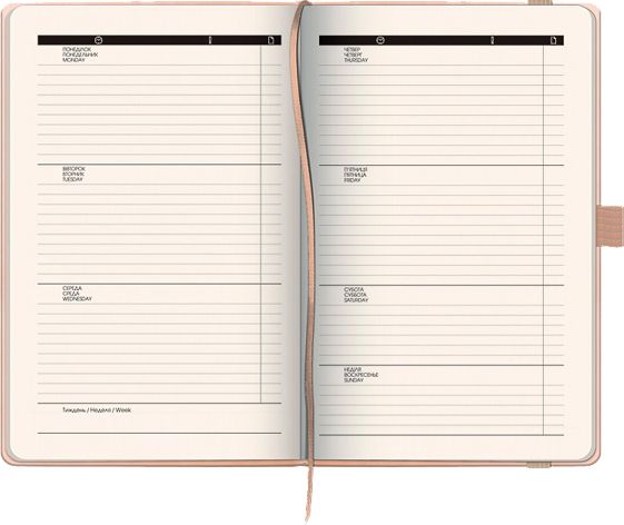 Ежедневник 2020 Смарт Графо gold 43249 Brunnen