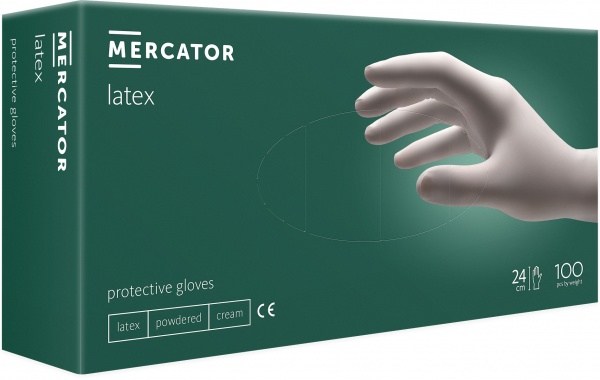 Рукавички медичні Mercator Medical L 100 шт./уп.
