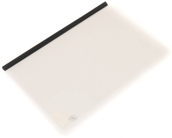 Папка с прижимом А4 пластиковая 65 листов черный UP! (Underprice)