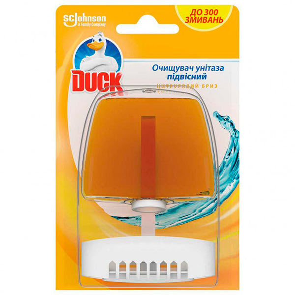 Туалетный блок Туалетный утенок Цитрусовый бриз 