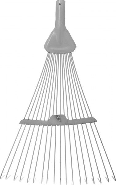  Грабли раздвижные крашенные красные без черенка Лев 18 зубов