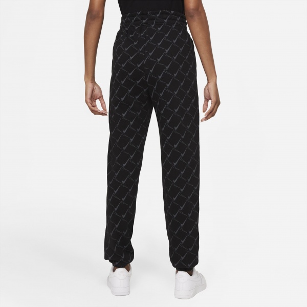 Штани Nike W NSW TREND PANT CF AOP SWOOSH DQ4509-010 р. S чорний