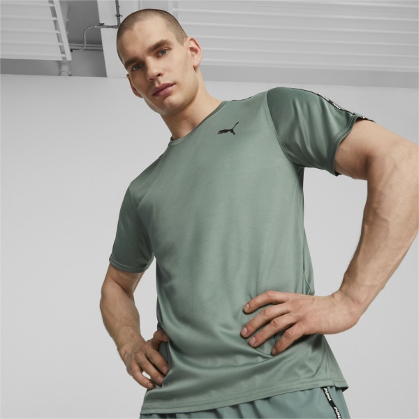 Футболка Puma PUMA FIT TAPED TEE 52418044 р.L зеленый